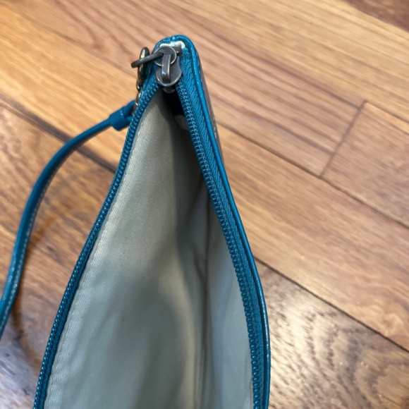 Teal Coach Wristlet - Picture 4 of 6